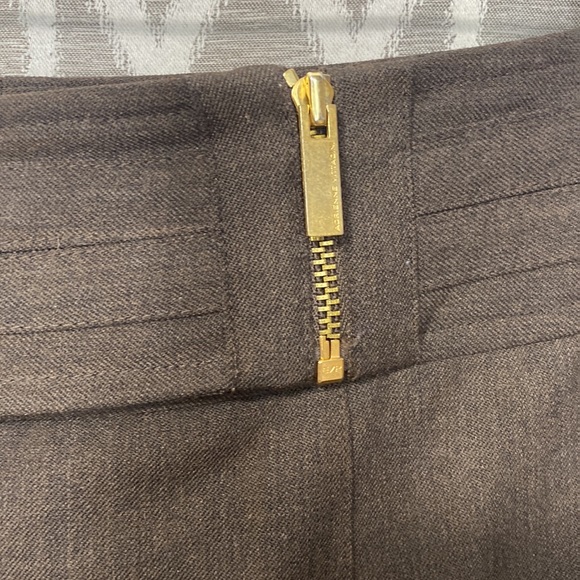 Adrienne Vittadini Pencil Skirt Fully Lined Size 6 Brown - Picture 4 of 5